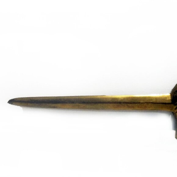 Vintage 7" Solid Brass Elephant Letter Opener - Picture 5 of 8